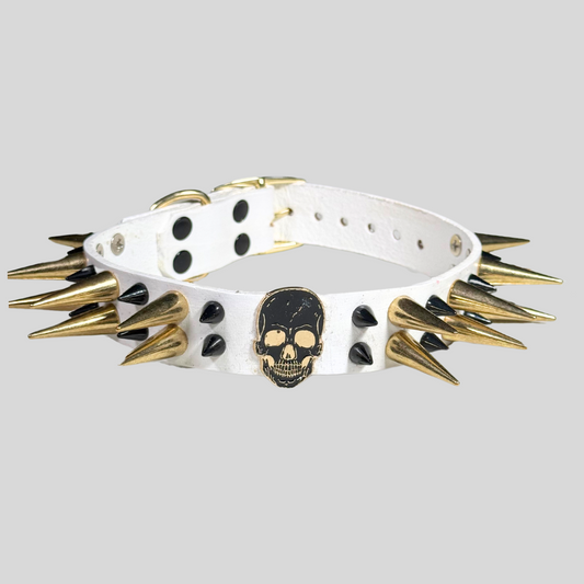 Spiked Intentions Skull Collar